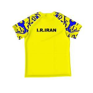 تیشرت شورت کشتی تیم ملی ایران – مدل رگلان زرد