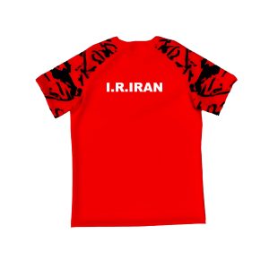 تیشرت شورت کشتی تیم ملی ایران – مدل رگلان قرمز