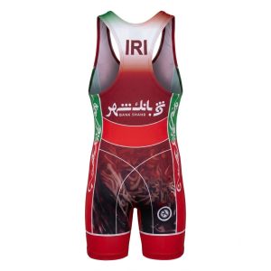 دوبنده تیم ملی کشتی طرح بانک شهر رنگ قرمز کد 1
