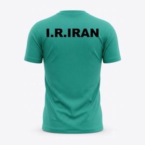ست تیشرت و شورت تیم ملی کشتی طرح بانک شهر-رنگ سبز بنتون کد365
