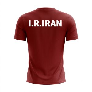 ست تیشرت و شورت تیم ملی کشتی طرح بانک شهر-رنگ قرمز زرشکی کد365
