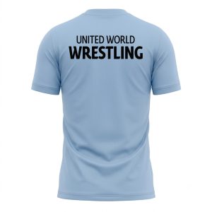 ست تیشرت و شورت کشتی مدل Wrestling Life – رنگ آبی آسمانی
